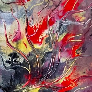Fire Tree painting